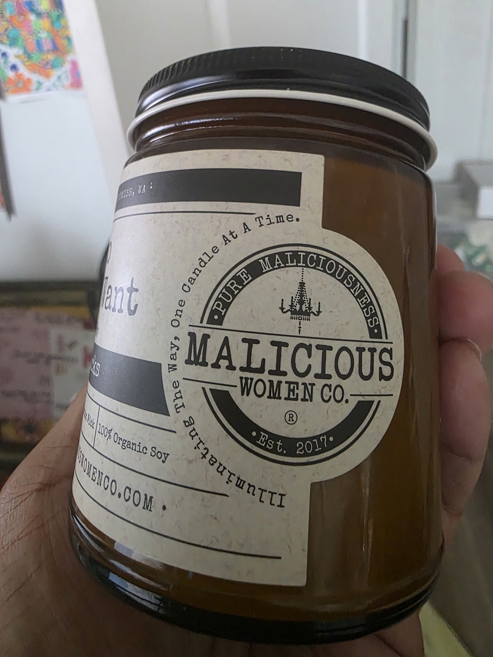'I Do What I Want' NEW Candle - Malicious Women Brand "Speakeasy" Scent - Picture 4 of 5